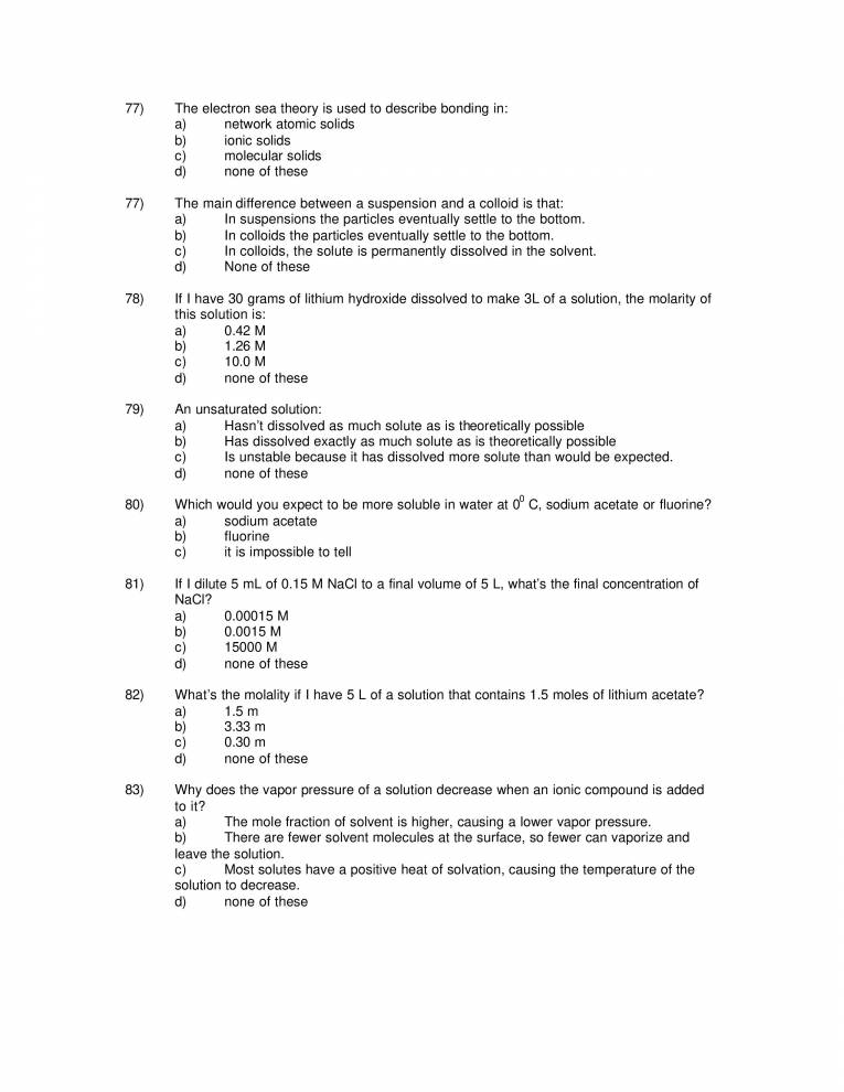 Chemistry MCQ - Notes - LearnPick India