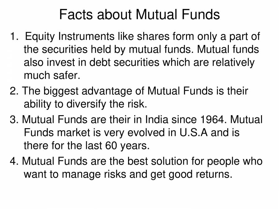 PPT To Understand What Are Mutual Funds For BBA Finance And MBA Finance ...