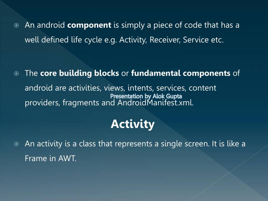 Android Presentation